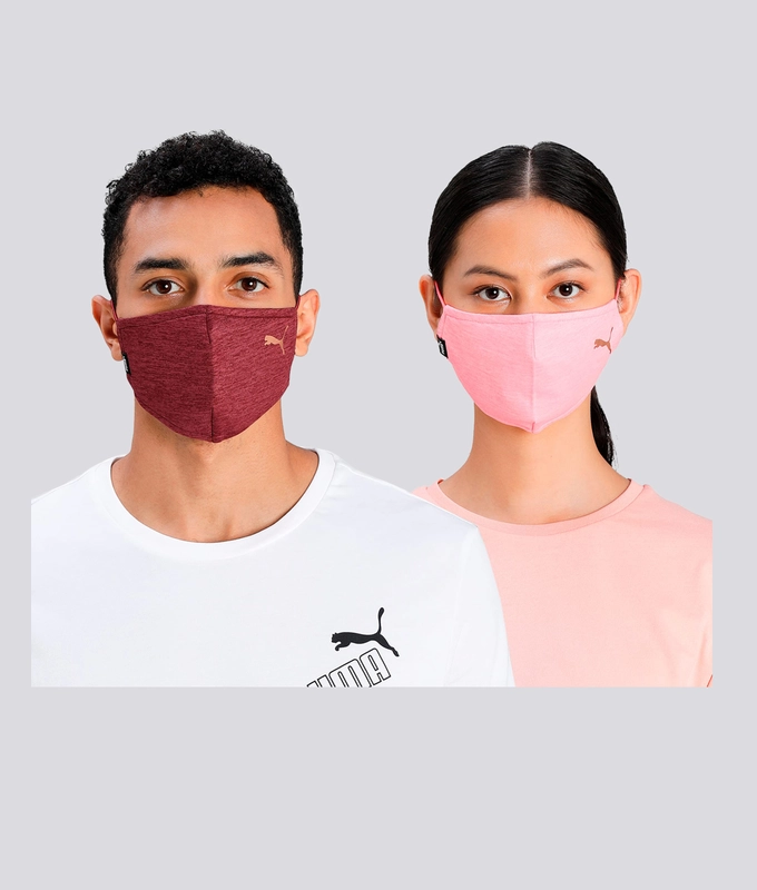 Elevated Heather Face Mask Set Of 2 In