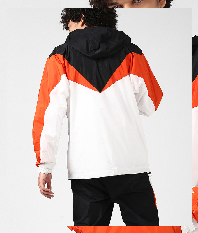 UNISEX ORANGELINE JACKET 'ORANGE/WHITE'