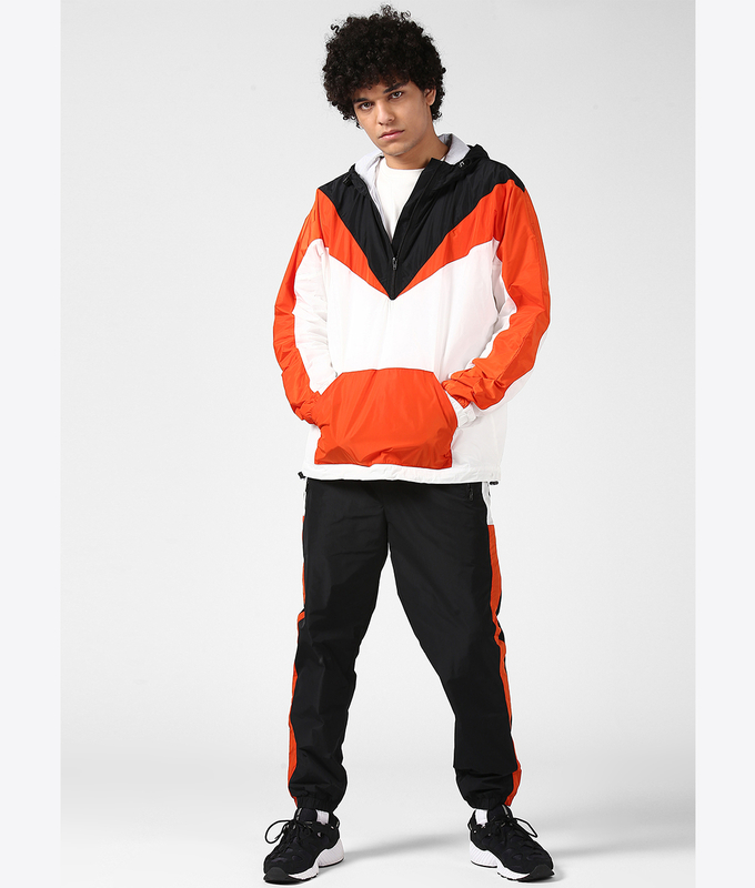 UNISEX ORANGELINE JACKET 'ORANGE/WHITE'