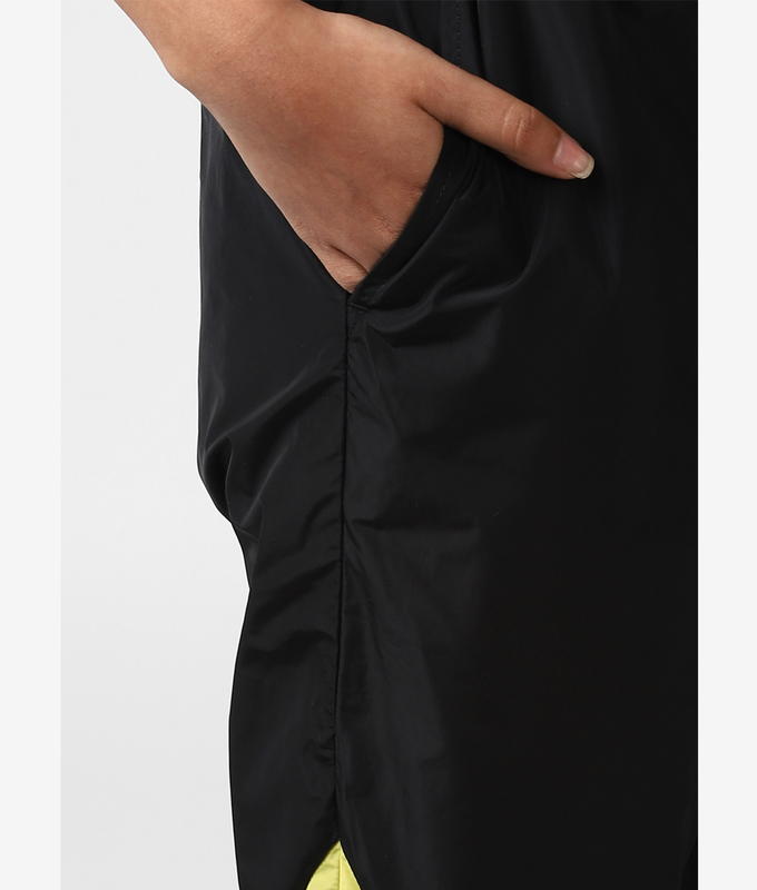 UNISEX PANELLED DTC PANTS 'BLACK/YELLOW'