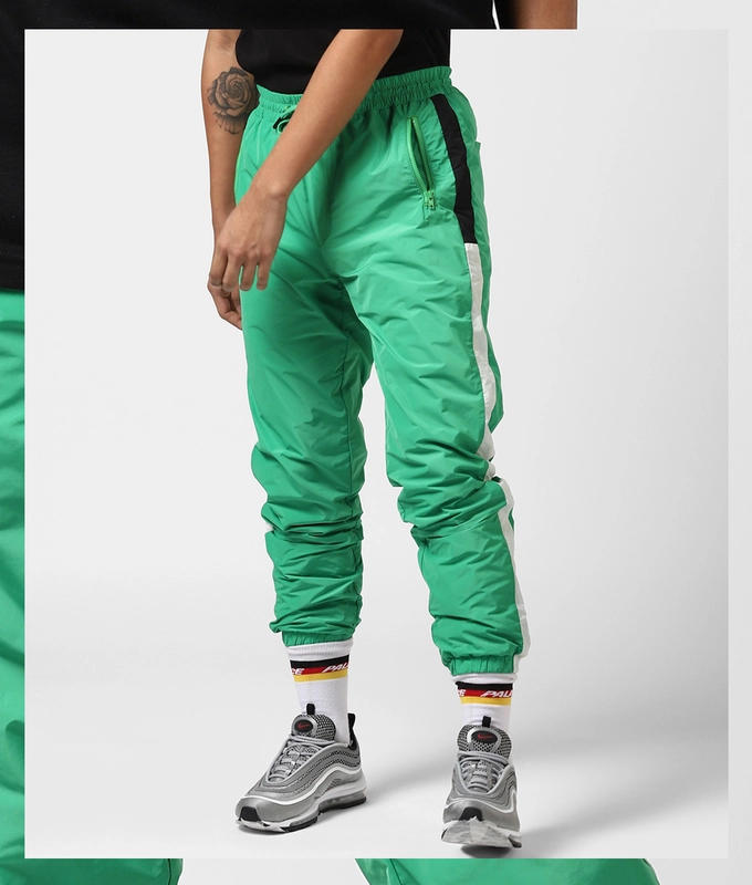 UNISEX CRUNCHY PANTS 'GREEN'