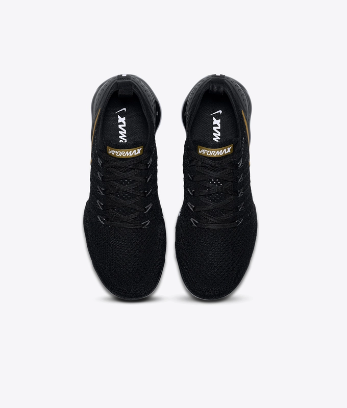 AIR VAPORMAX FLYKNIT 2 'BLACK/METALLIC GOLD-MTLC PLATINUM'