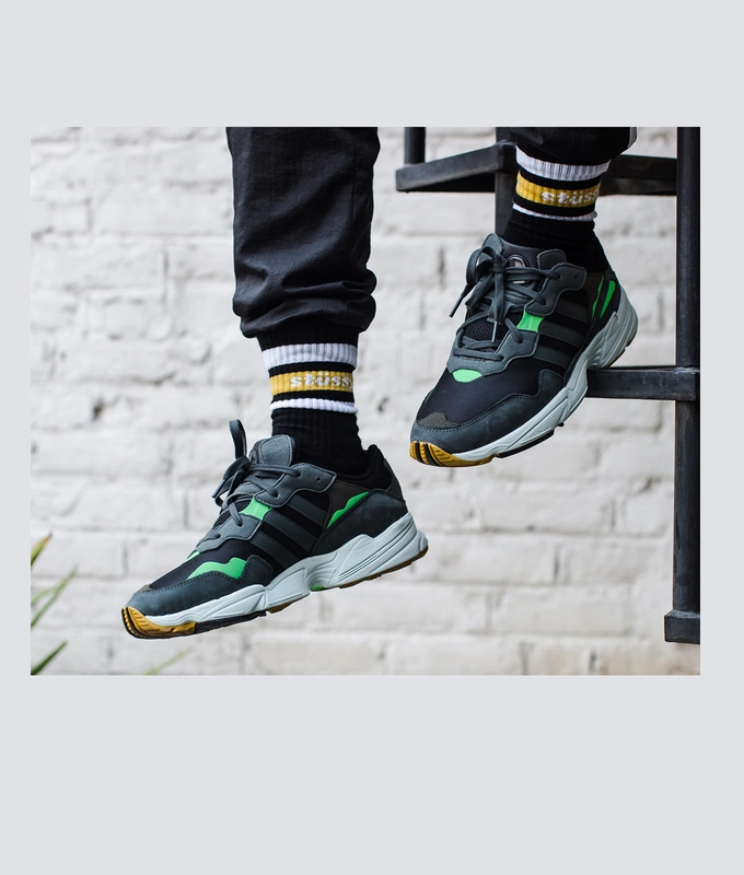 YUNG-96 'CORE BLACK/LEGEND IVY/RAW OCHRE'