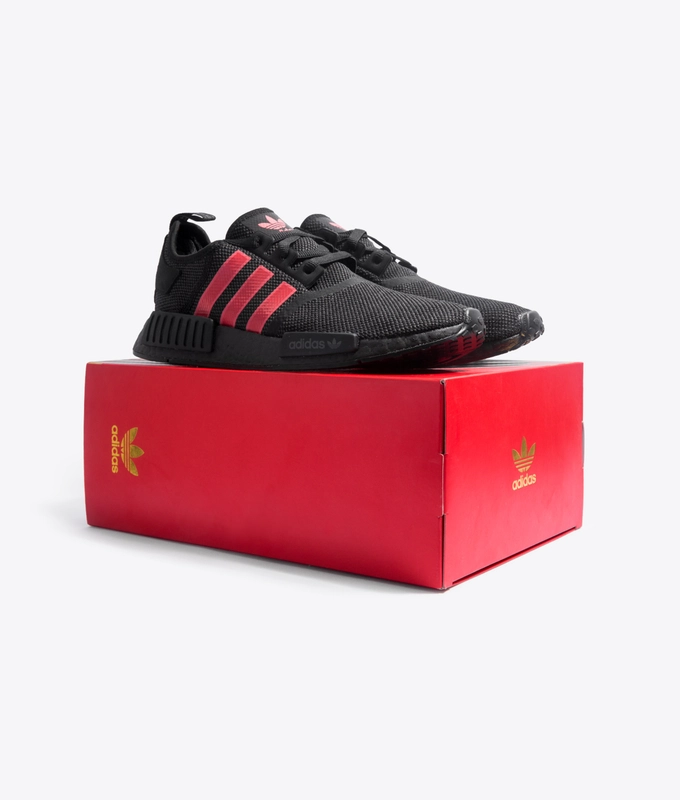 NMDR1 CNY 'CORE BLACK/SHOCK RED/HI-RES YELLOW'