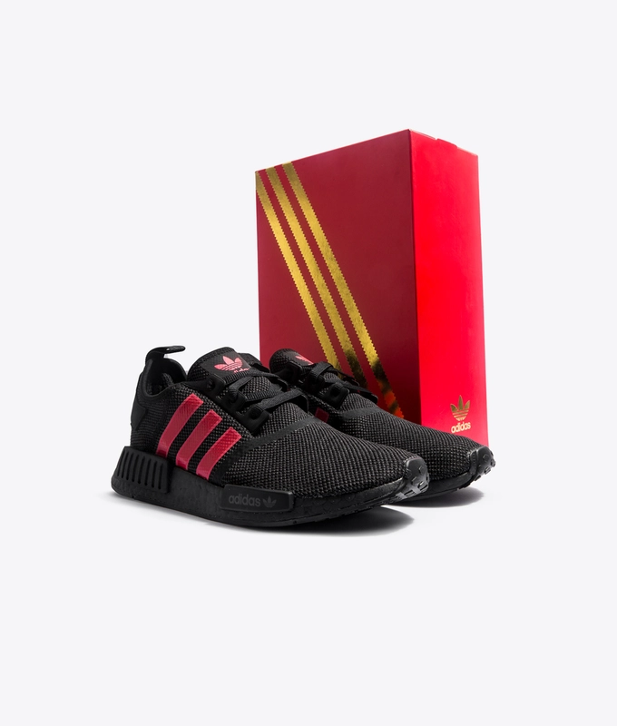 NMDR1 CNY 'CORE BLACK/SHOCK RED/HI-RES YELLOW'