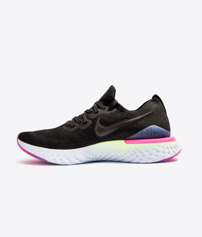 EPIC REACT FLYKNIT 2 'BLACK/BLACK-SAPPHIRE-LM BLAST'