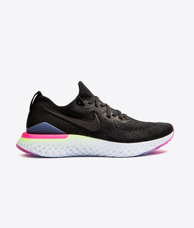 EPIC REACT FLYKNIT 2 'BLACK/BLACK-SAPPHIRE-LM BLAST'