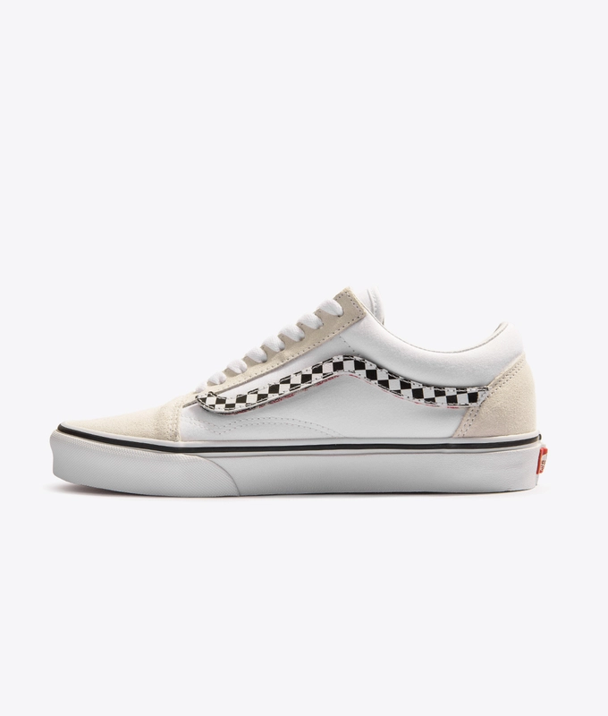 OLD SKOOL SIDESTRIPE V 'TRUE WHITE/TRUE WHITE'