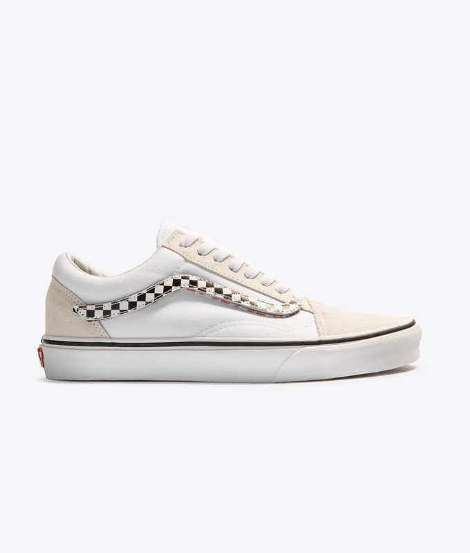 OLD SKOOL SIDESTRIPE V 'TRUE WHITE/TRUE WHITE'