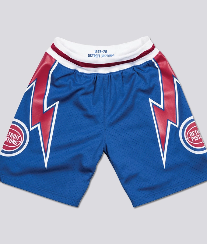1978-79 Detroit Pistons Road Authentic Shorts