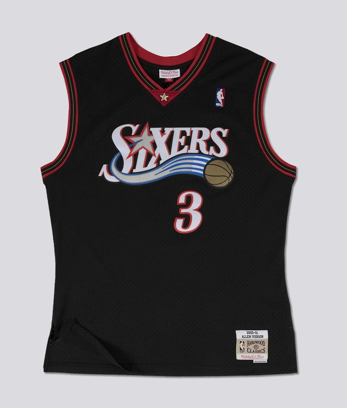 Swingman Jersey Philadelphia 76Ers Road 2000-01 Allen Iverson