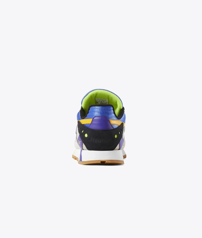 Classic Leather ATI 90'S  'CREAMWHT/LTSAND/CRSHDCOBLT/TEAMPURP/GOLD/LIME'