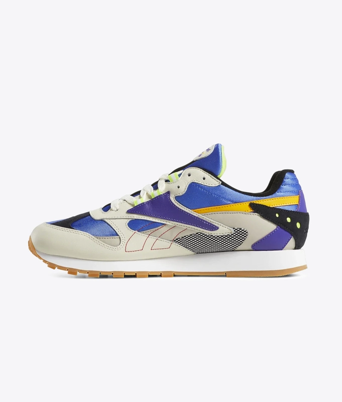 Classic Leather ATI 90'S  'CREAMWHT/LTSAND/CRSHDCOBLT/TEAMPURP/GOLD/LIME'