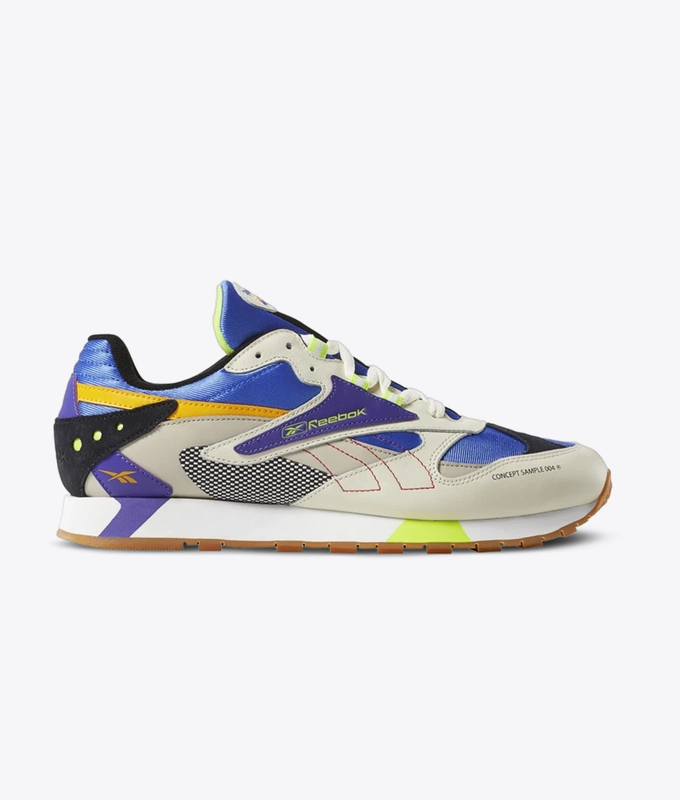 Classic Leather ATI 90'S  'CREAMWHT/LTSAND/CRSHDCOBLT/TEAMPURP/GOLD/LIME'