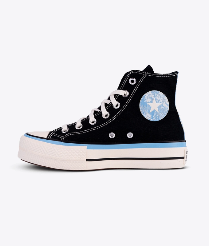 Chuck Taylor All Star Floral Fusion Patch Platform Hi