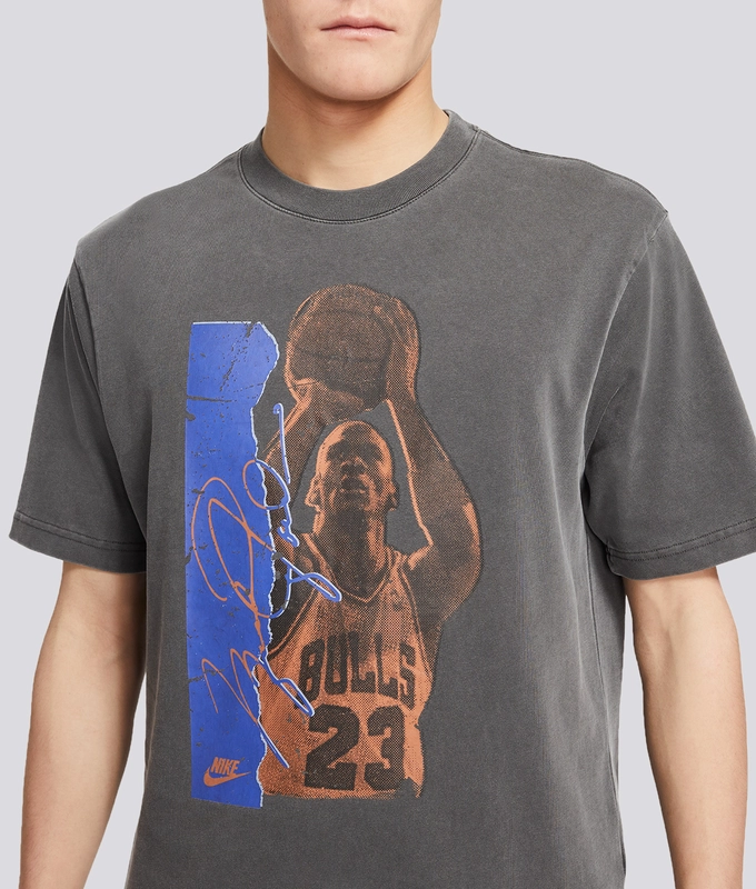M J Flt 85 Hrtg Wsh Ss Gfx Tee