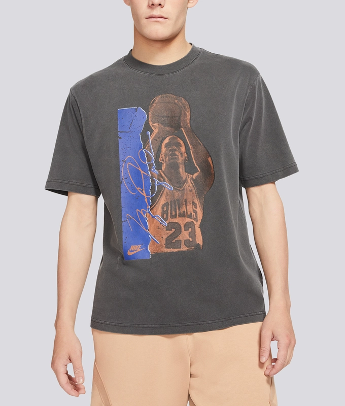 M J Flt 85 Hrtg Wsh Ss Gfx Tee