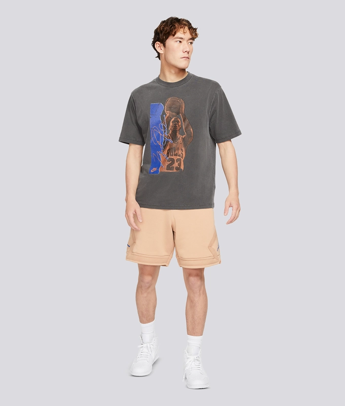M J Flt 85 Hrtg Wsh Ss Gfx Tee