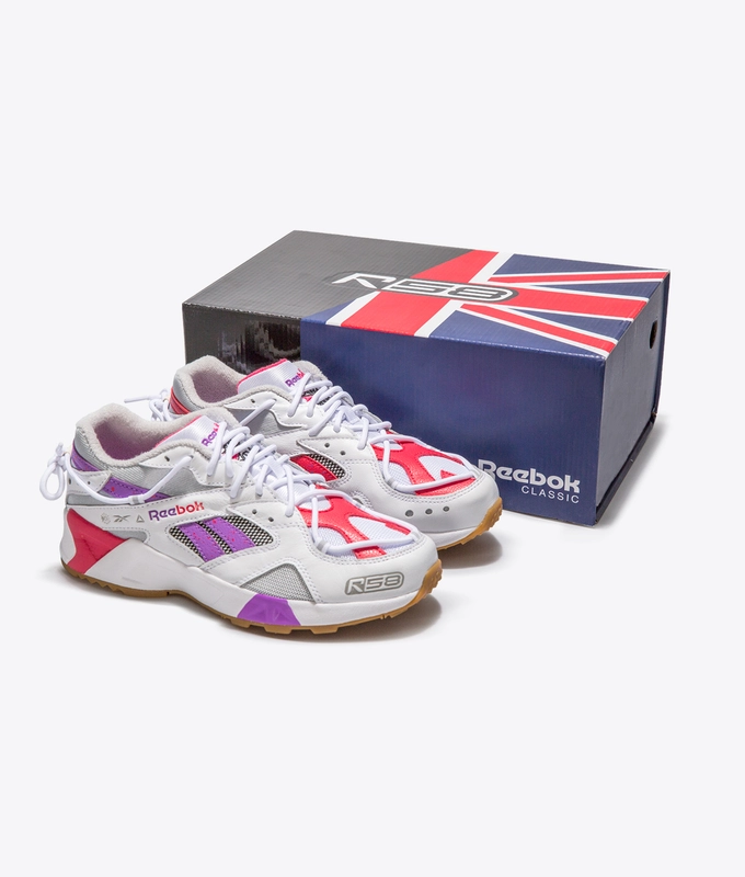 AZTREK R58 'WHITE/SKULL GREY/GUAVA PUNCH'