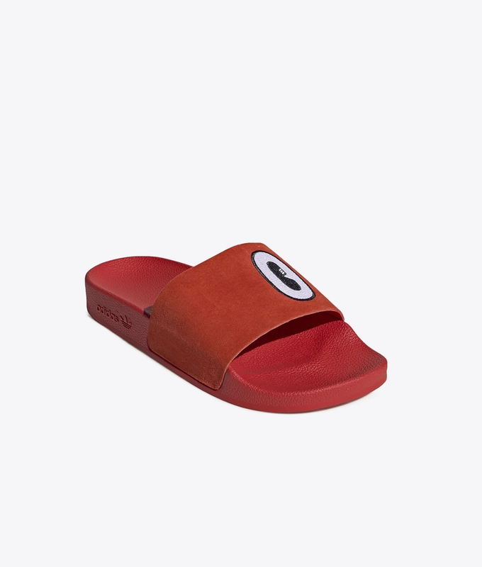 ADILETTE W 'RED/WHITE/CORE BLACK'
