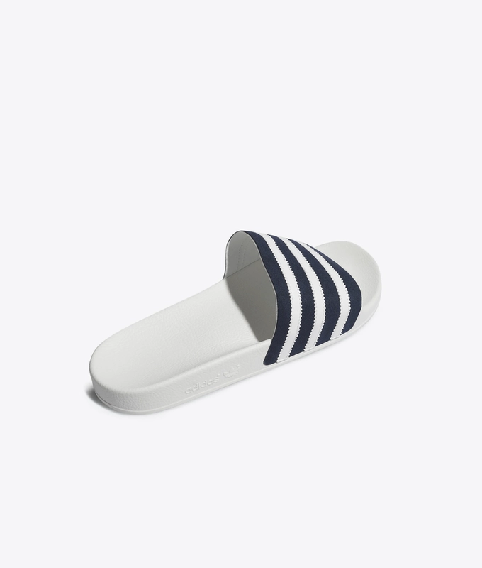 ADILETTE 'COLLEGIATE NAVY/WHITE/OFF WHITE'
