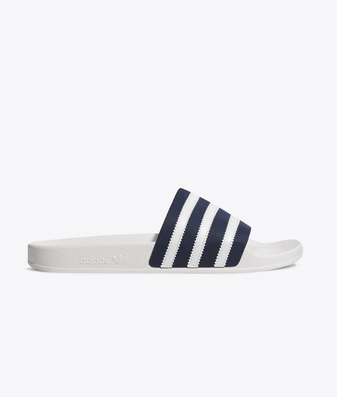 ADILETTE 'COLLEGIATE NAVY/WHITE/OFF WHITE'