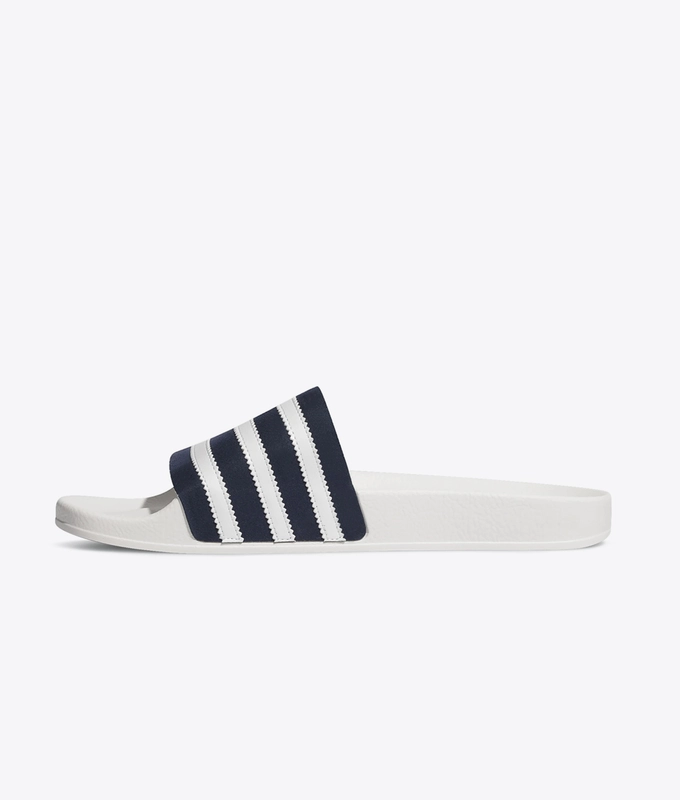 ADILETTE 'COLLEGIATE NAVY/WHITE/OFF WHITE'