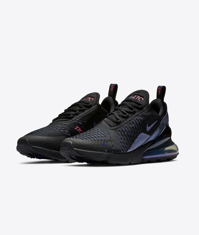 AIR MAX 270 'BLACK/LASER FUCHSIA/REGENCY PURPLE'