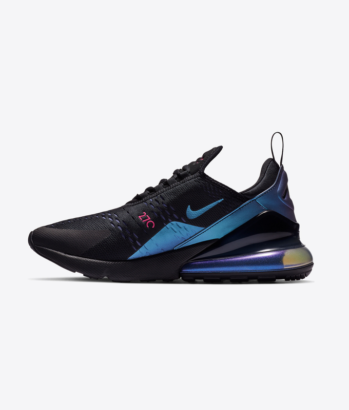 AIR MAX 270 'BLACK/LASER FUCHSIA/REGENCY PURPLE'