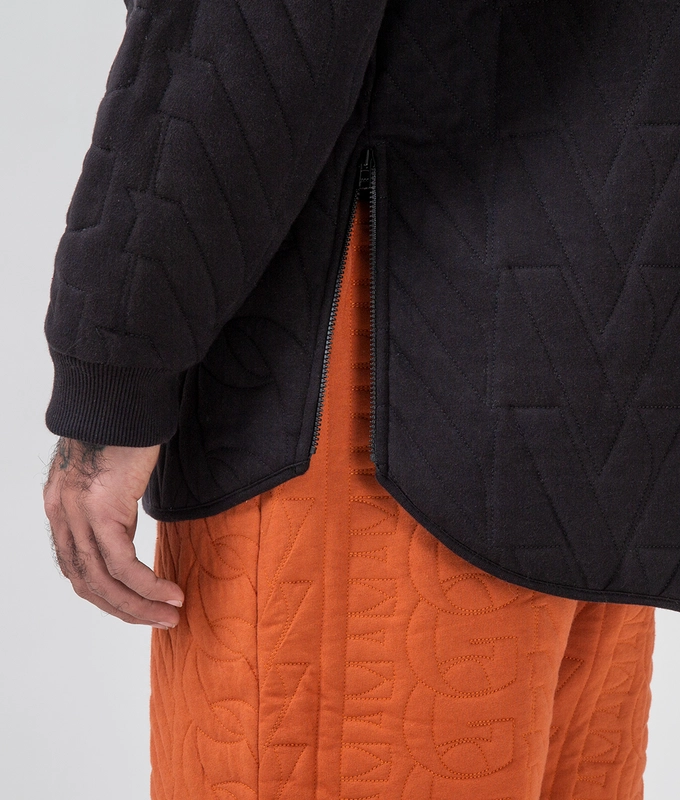 Quilted Crew Neck