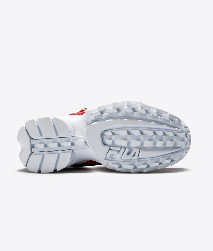 DISRUPTOR II ZIPPER 'RED/WHITE/METALLIC GOLD'