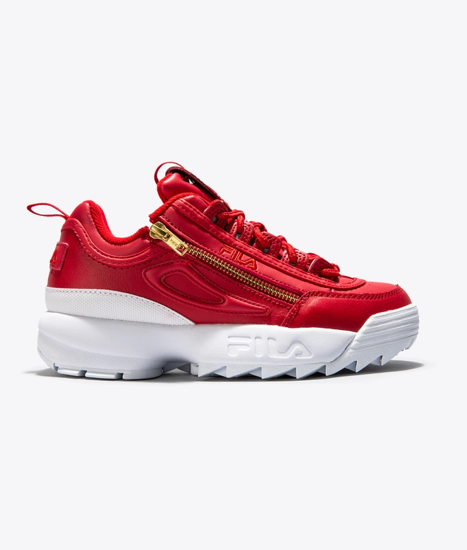 DISRUPTOR II ZIPPER 'RED/WHITE/METALLIC GOLD'