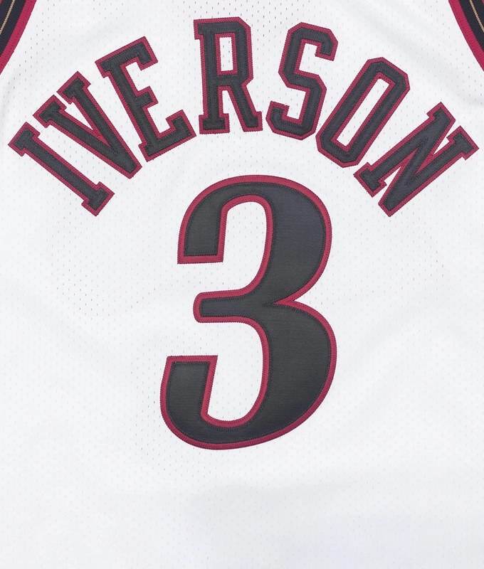Authentic Jersey Philadelphia 76Ers 1997-98 Allen Iverson