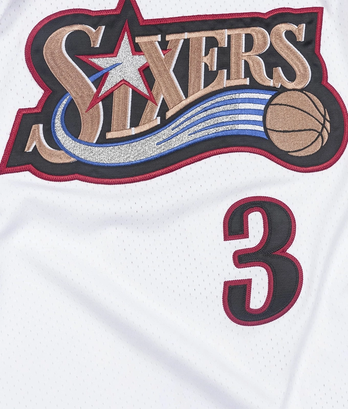 Authentic Jersey Philadelphia 76Ers 1997-98 Allen Iverson