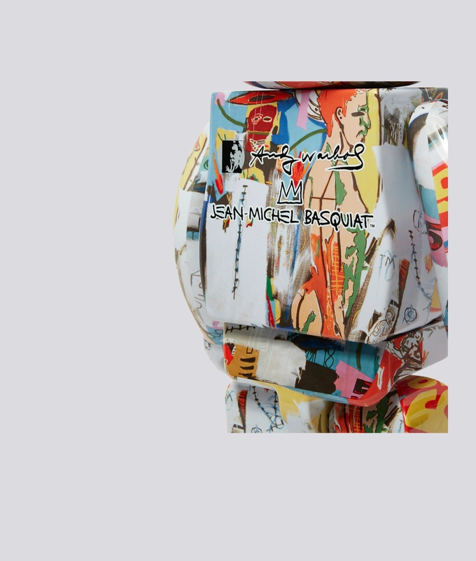 BeRbrick Andy Warhol X Jean-Michel Basquiat 4 1000