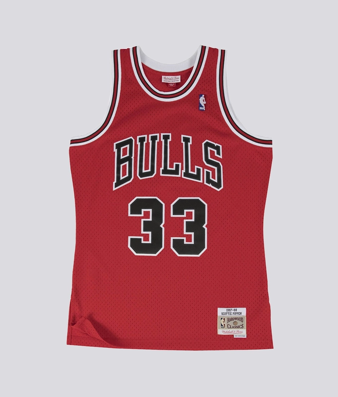 Swingman Jersey Chicago Bulls Road 1997-98 Scottie Pippen