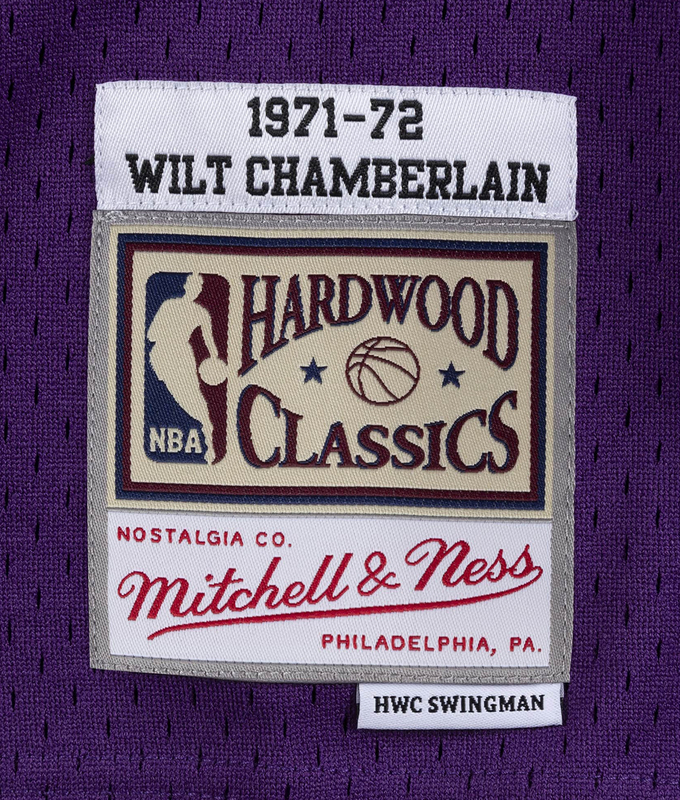 Nba Swingman Jersey Lakers 1971-72 Wilt Chamberlain