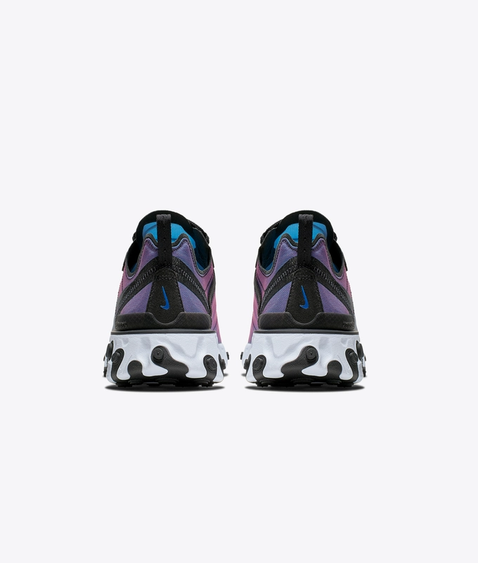 W REACT ELEMENT 55 PRM 'BLACK/BLACK-LASER FUCHSIA-WHITE'