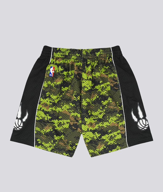 Toronto Raptors 11-12 Hwc Swingman Shorts - Camo Green