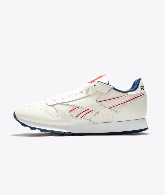 CL LEATHER MU 'CHALK/NAVY/RED/WHITE'