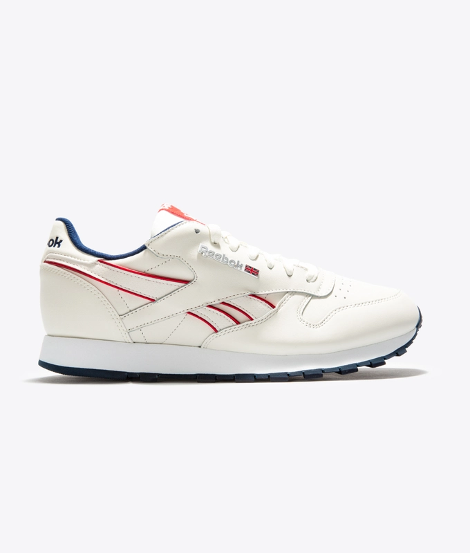 CL LEATHER MU 'CHALK/NAVY/RED/WHITE'