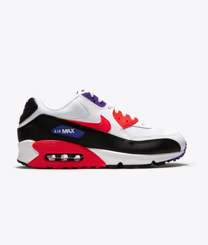 AIR MAX '90 ESSENTIAL 'WHITE/RED ORBIT-PSYCHIC PURPLE-BLACK'