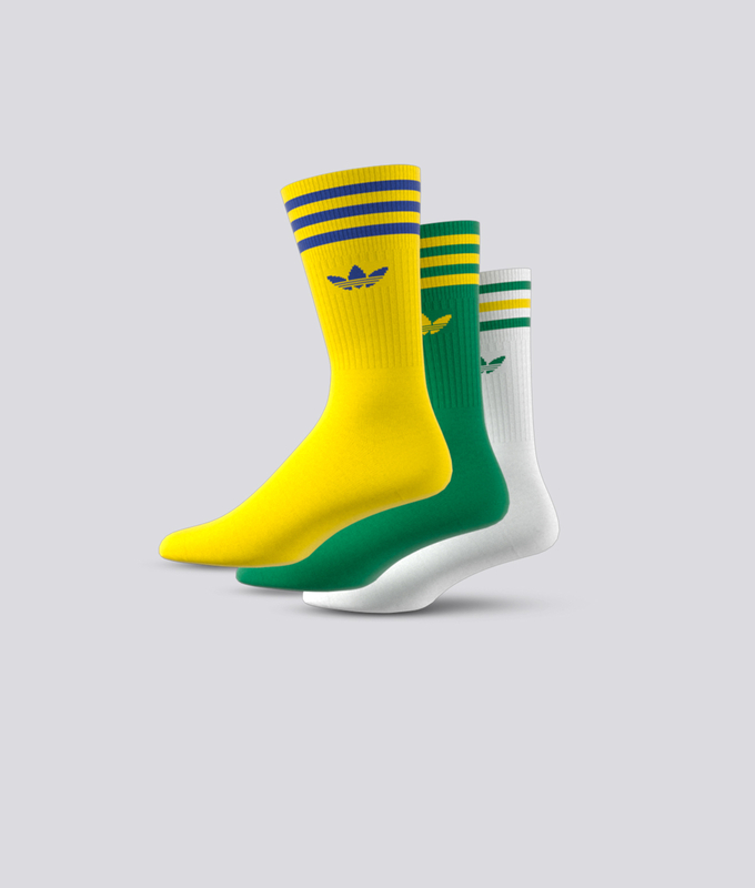 Solid Crew Sock