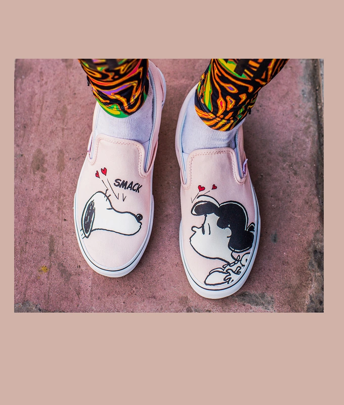 Classic Slip-On Peanuts 'Smack Pearl'
