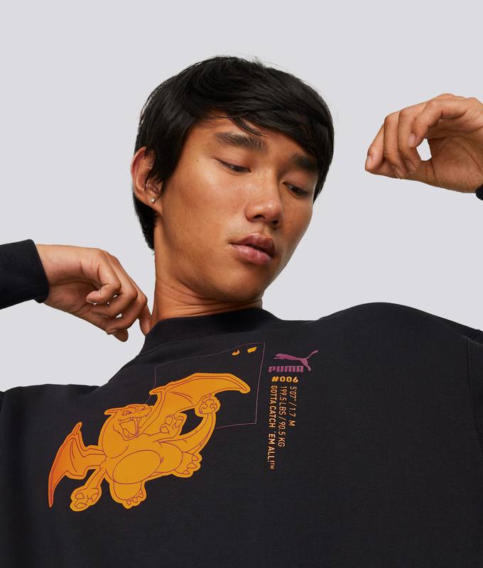 Puma X Pokemon Relaxed Crew Fl