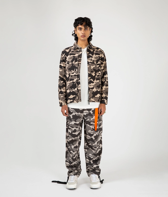 Ajrakh Camo Shacket