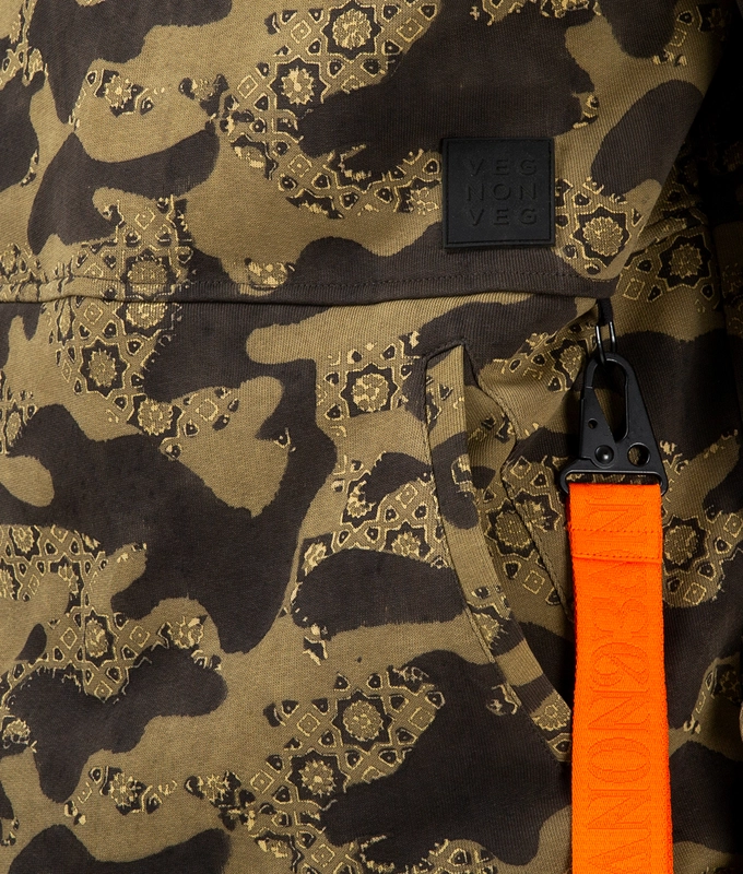 Ajrakh Camo Hoodie