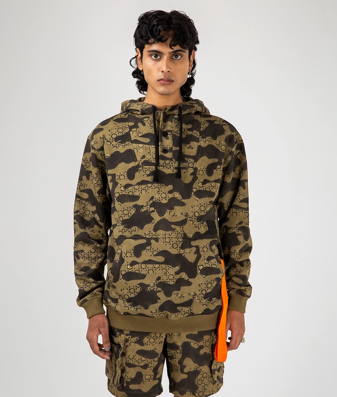 Ajrakh Camo Hoodie