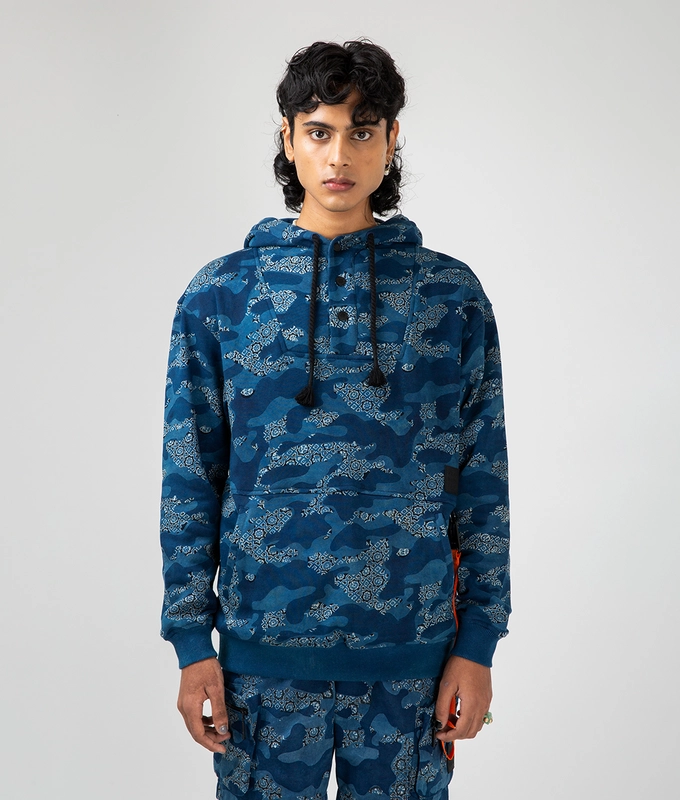Ajrakh Camo Hoodie