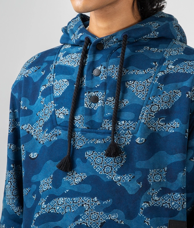 Ajrakh Camo Hoodie